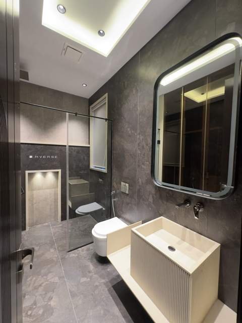 Spa-style ensuite bathroom