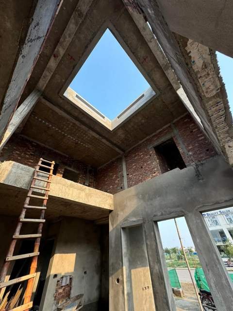 Interior skylight and structural framing